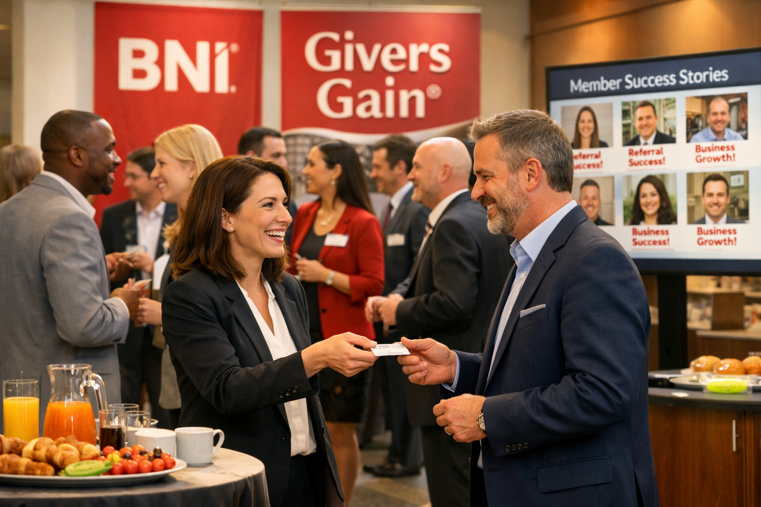 How does BNI generate quality leads through referrals?